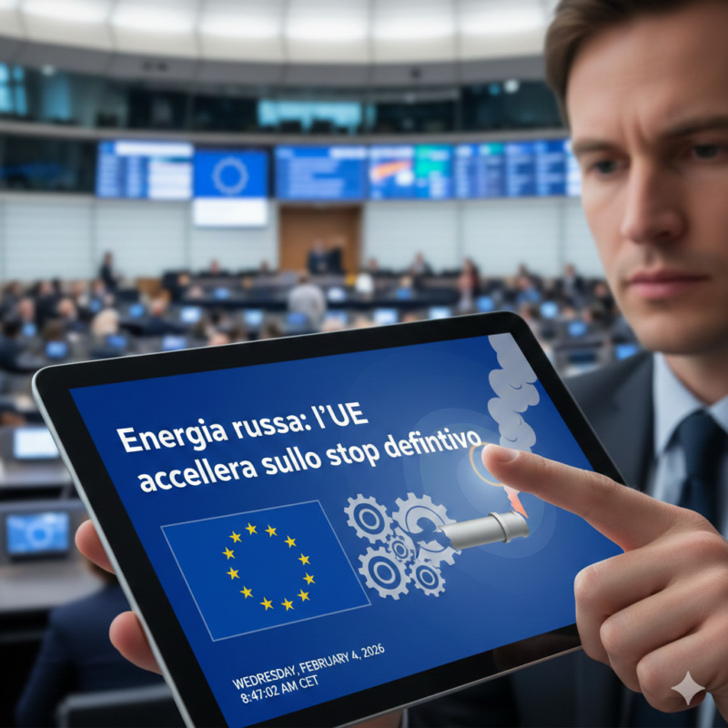Energia russa: l’UE accelera sullo stop definitivo